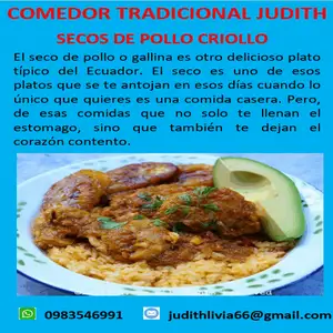 Seco de gallina criolla