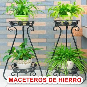 Maceteros de hierro